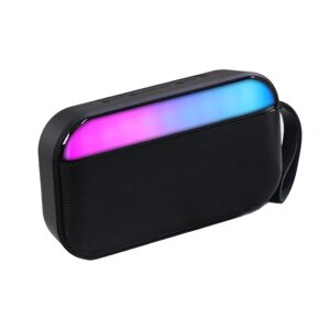 5 Вт Bluetooth 5.0 Динамик Портативный динамик Quad Драйверы Deep Bass RGB Light TWS 800 мАч Громкая связь Звонок на отк