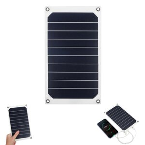 6W 6V 1.2A USB зарядное устройство Фотоэлектрическая зарядка Sunpower-Cells Солнечная Панель Power Bank с присосками и К