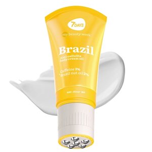 7DAYS Крем-масло с массажной насадкой от целлюлита и растяжек с эффектом бустера BRAZIL 130.0