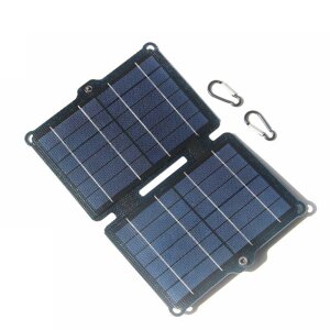 8 Вт 5V ETFE Солнечная Панельное зарядное устройство с двумя портами USB, складное Солнечная Сумка для На открытом возду
