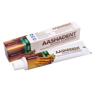 AASHA herbals зубная паста корица-кардамон 100