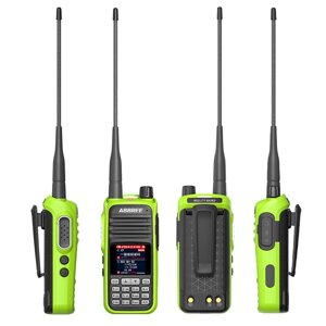 ABBREE АР-730 High-Власть Walkie Talkie EU Plug 136–520 МГц 256 каналов HD Дисплей Экран NOAA Handheld Two Way Радио