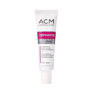 ACM LABORATOIRE DERMATOLOGIQUE Гель для контура глаз от темных кругов и мешков под глазами Depiwhite 15.0