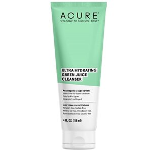 ACURE Крем-пенка для умывания очищающая зелёный смузи Ultra Hydrating