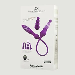 Adrien lastic A. D. 2X + LRS двухсторонний вибромассажер