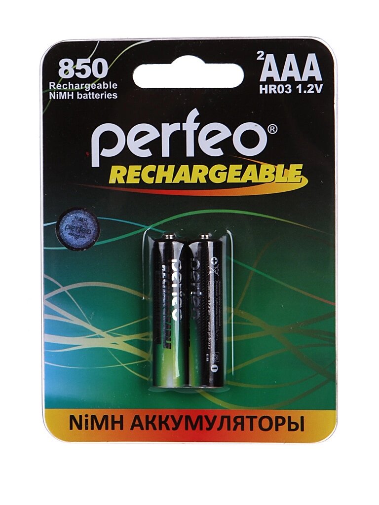 Аккумулятор AAA - Perfeo 850mAh (2 штуки) PF AAA850/2BL PL от компании Admi - фото 1