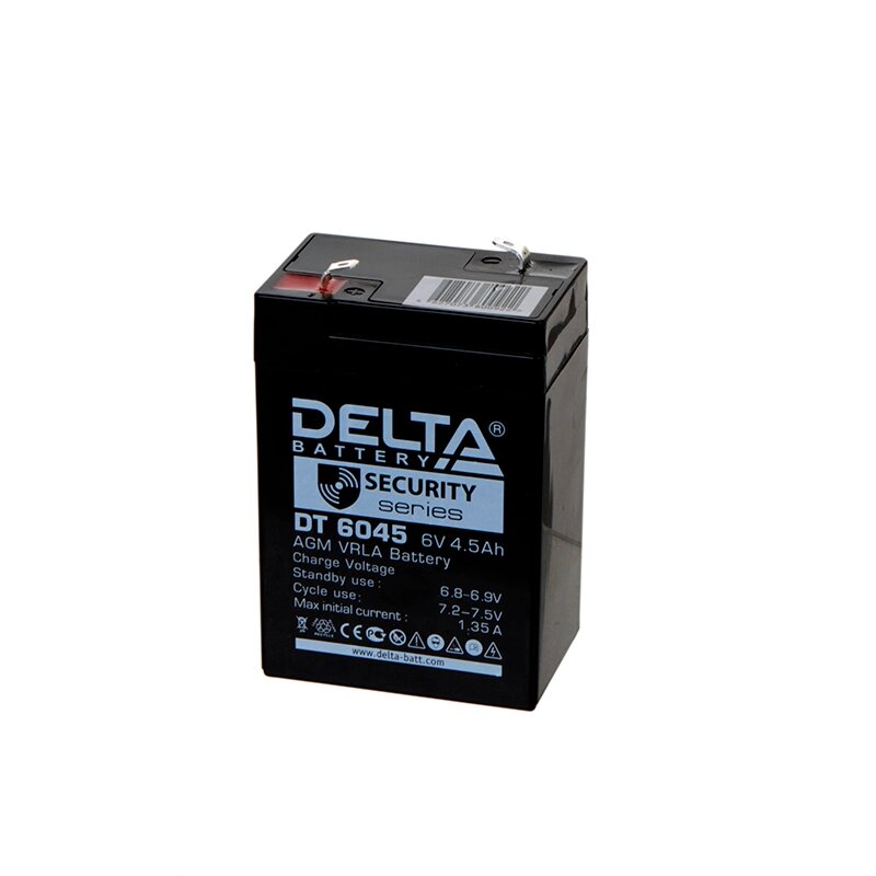 Аккумулятор Delta Battery DT 6045 6V 4.5Ah от компании Admi - фото 1