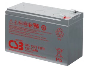 Аккумулятор для ибп CSB GPL1272 12V 7.2ah клеммы F2fr