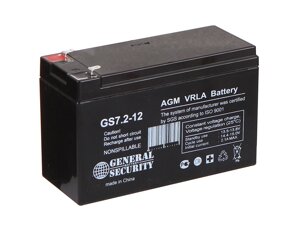 Аккумулятор General Security 12V 7.2Ah GS7.2-12