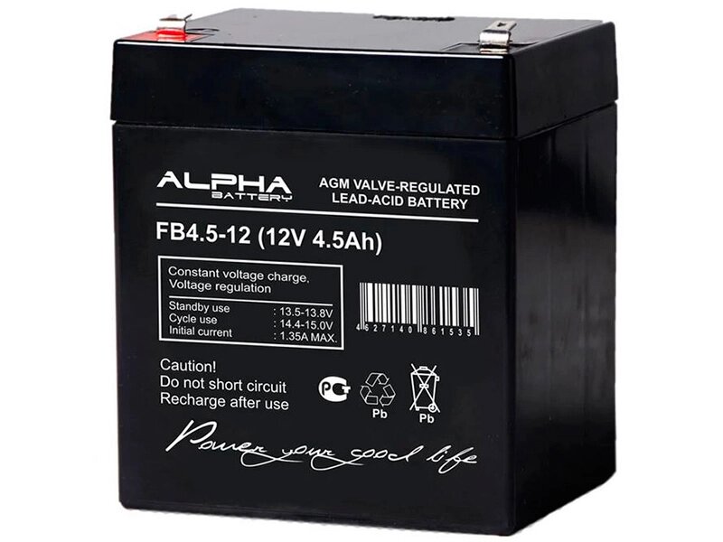 Аккумулятор LFA 12V 4.5Ah FB4.5-12 от компании Admi - фото 1
