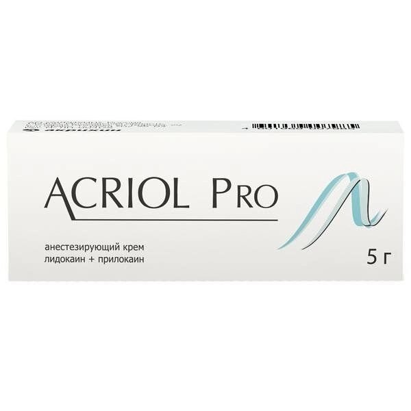 Акриол Про крем для местного и наружного применения 2,5%+2,5% 5г от компании Admi - фото 1