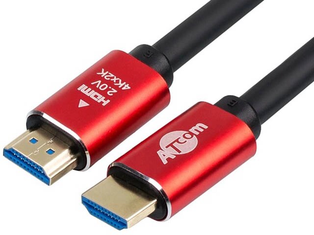 Аксессуар ATcom HDMI - HDMI Ver 2.0 5m Red-Gold AT5943 от компании Admi - фото 1
