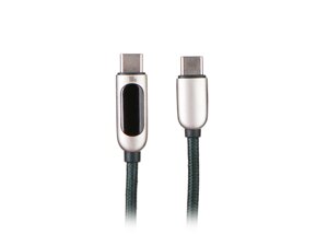 Аксессуар Baseus Display Fast Charging Data Cable Type-C - Type-C 100W 1m White CATSK-B06