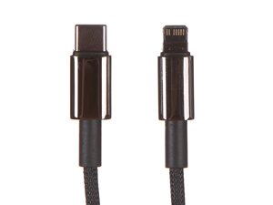 Аксессуар Baseus Tungsten Gold Lightning - USB Type-C 1m Black CATLWJ-01