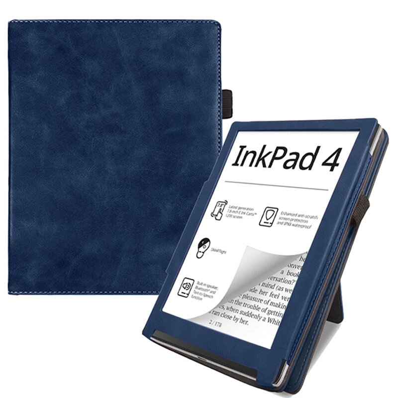 Аксессуар Чехол BookCase для Pocketbook 743 / InkPad 4 Dark Blue PB_743_STND/DBLU от компании Admi - фото 1