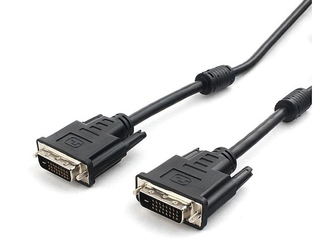 Аксессуар Gembird Cablexpert DVI-D Dual Link 25M/25M 1.8m Black CC-DVI2L-BK-6 от компании Admi - фото 1
