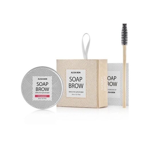 ALISA BON Мыло для фиксации бровей «Brow soap» Клубника от компании Admi - фото 1