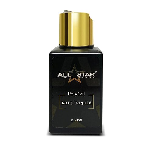 ALL STAR PROFESSIONAL Средство для работы с полигелем Nail Liquid Polygel 55 от компании Admi - фото 1