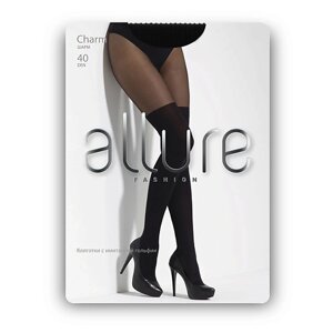 ALLURE Колготки с имитацией гольфин Charm 40 ден nero 3