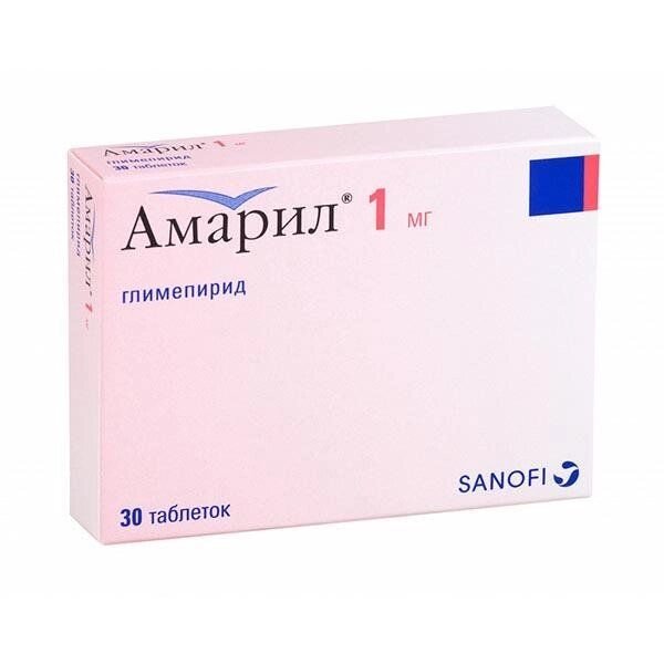 Амарил таблетки 1мг 30шт от компании Admi - фото 1