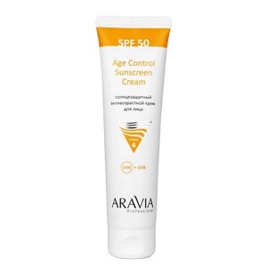 ARAVIA PROFESSIONAL Крем для лица солнцезащитный антивозрастной SPF 50 Age Control Sunscreen Cream