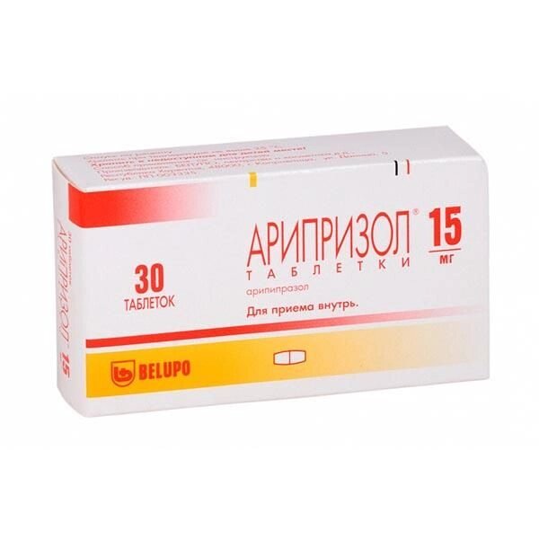 Арипризол таблетки 15мг 30шт от компании Admi - фото 1