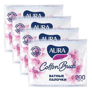 AURA Beauty Ватные палочки 800.0