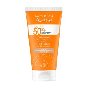 AVENE Крем солнцезащитный тонирующий SPF 50+ Very High Protection Tinted Cream