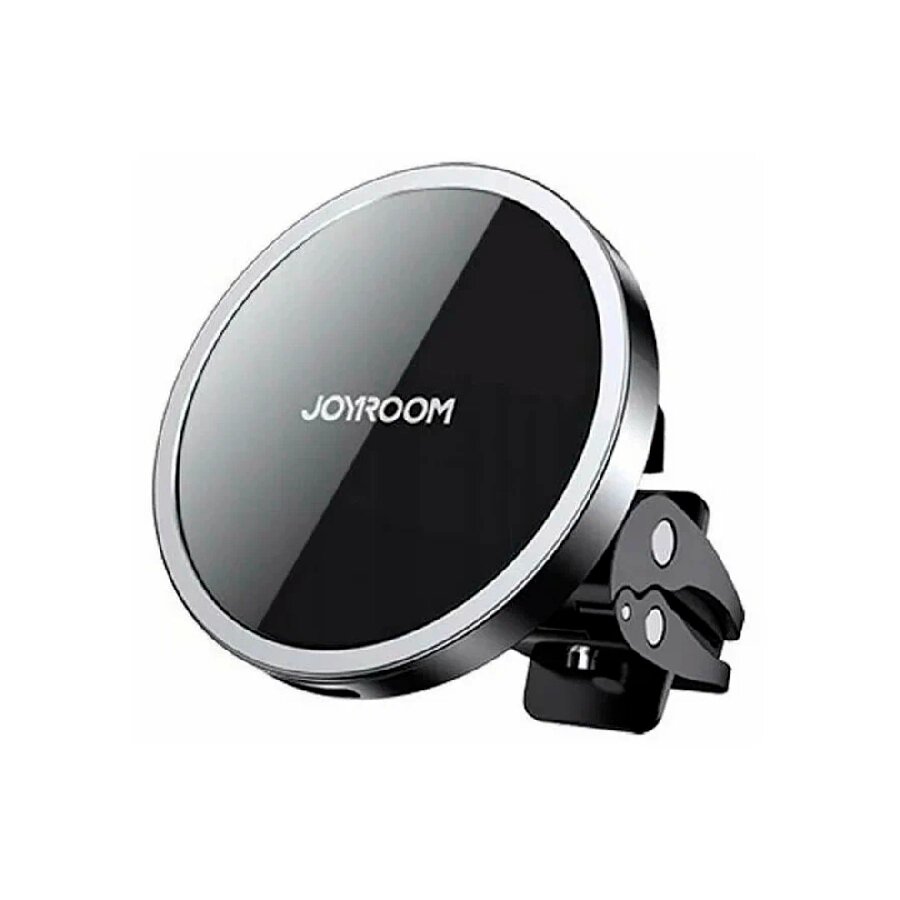 Автомобильный держатель Joyroom магнитный с беспроводной зарядкой 15W панель/стекло черный (JR-ZS240) от компании Admi - фото 1
