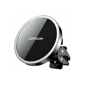 Автомобильный держатель Joyroom магнитный с беспроводной зарядкой 15W панель/стекло черный (JR-ZS240)