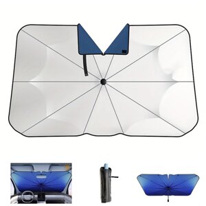 Автомобильный солнцезащитный зонт с v-образным вырезом, телескопический солнцезащитный козырек, автомобильный зонт для п