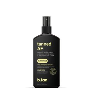 B. TAN Сухое масло-спрей для загара tanned AF deep tanning dry spray oil 236.0