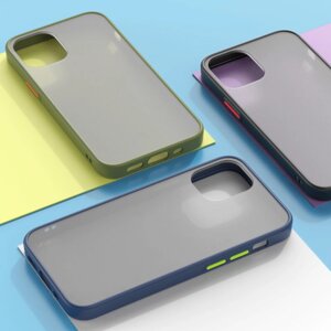 Bakeey для iPhone 12 Pro Max Чехол Противоударный матовый полупрозрачный жесткий ПК с защитой от отпечатков пальцев и So