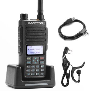 Baofeng DR-1801 5 Вт/1 Вт Двойной Стандарты Рация 2200 мАч Батарея SMS Аварийная сигнализация TOT Dual Mode DRM Portable