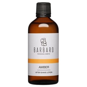 BARBARO Лосьон одеколон после бритья, спиртовой AMBER 100.0
