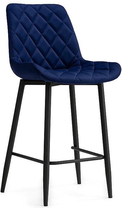 Барный стул  Баодин Б/К синий / черный от компании Admi - фото 1