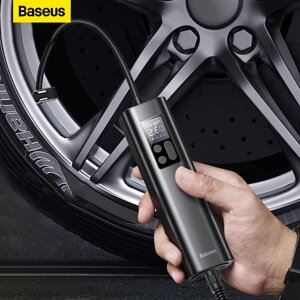 Baseus Авто Портативный воздушный компрессор для накачки шин Насос Авто Цифровой нагнетатель для шин Дисплей Компрессоры