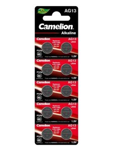 Батарейка Camelion LR44 G13 BL-10 AG13-BP10 (10 штук)