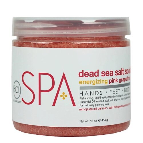 BE CARE LOVE Соль для ванны "Розовый грейпфрут" SPA от компании Admi - фото 1
