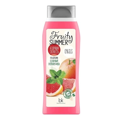 BELKOSMEX Fruity Summer Гель для душа бодрящая свежесть солнечный грейпфрут мята 500.0 от компании Admi - фото 1