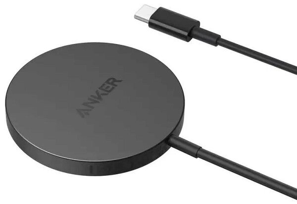 Беспроводное зарядное устройство Anker PowerWave Select+ Magnetic Pad 15W A2566 черное от компании Admi - фото 1