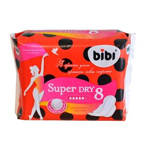 BIBI Прокладки для критических дней Super Dry 8