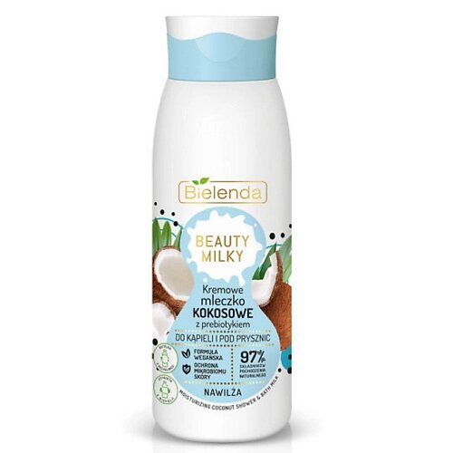 BIELENDA Кремовое кокосовое молочко с пребиотиком для ванны и душа 400.0 от компании Admi - фото 1
