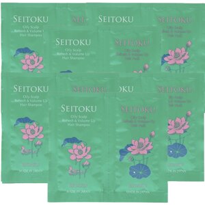 BIGAKU Дорожный набор Японских пробников Seitoku Oily Scalp Refresh&Volume Up