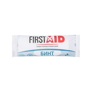 Бинт медицинский нестерильный First Aid/Ферстэйд 5м х 10см