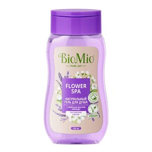 BIO MIO Натуральный гель для душа с эфирным маслом лаванды Flower Spa