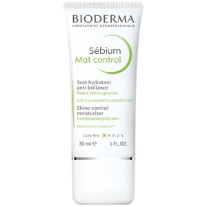 BIODERMA Крем матирующий, увлажняющий для жирной и комбинированной кожи лица Sebium Mat Control 30.0