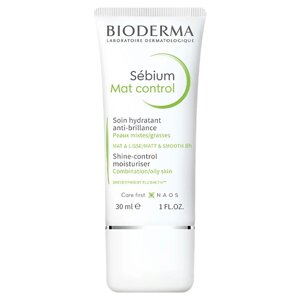 BIODERMA Мат контроль крем матирующий увлажняющий для жирной и комбинированной кожи лица Sebium 30
