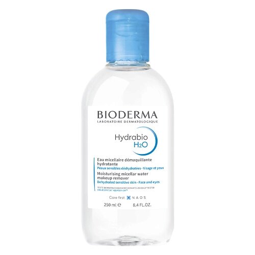 BIODERMA Мицеллярная вода очищающая для обезвоженной кожи лица Hydrabio H2O 250.0