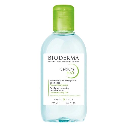 BIODERMA Мицеллярная вода очищающая для жирной и проблемной кожи лица Sebium 250.0 от компании Admi - фото 1